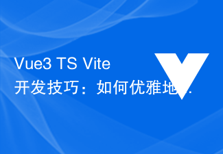 2023Vue3+TS+Vite开发技巧：如何优雅地使用Vue3 Composition API