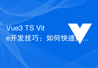 2023Vue3+TS+Vite开发技巧：如何快速搭建Vue3+TS+Vite开发环境