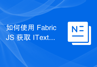 2023如何使用 FabricJS 获取 IText 中单词的左边界？