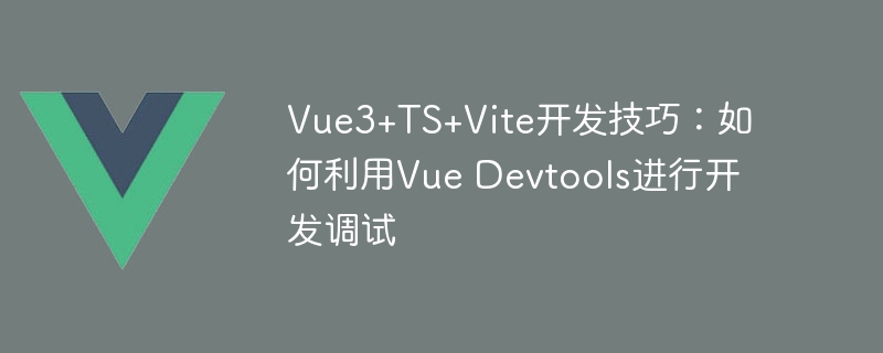 Vue3+TS+Vite开发技巧：如何利用Vue Devtools进行开发调试