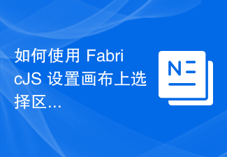 2023如何使用 FabricJS 设置画布上选择区域的颜色？