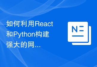 2023如何利用React和Python构建强大的网络爬虫应用