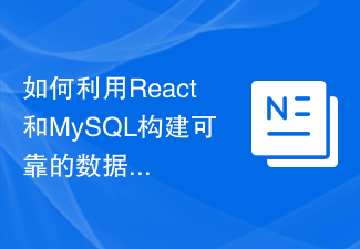 2023如何利用React和MySQL构建可靠的数据库应用