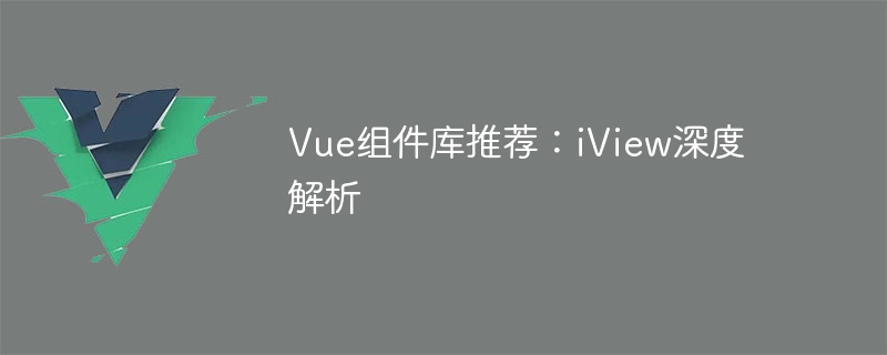 Vue组件库推荐：iView深度解析