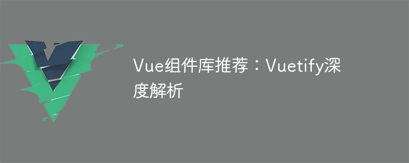 Vue组件库推荐：Vuetify深度解析