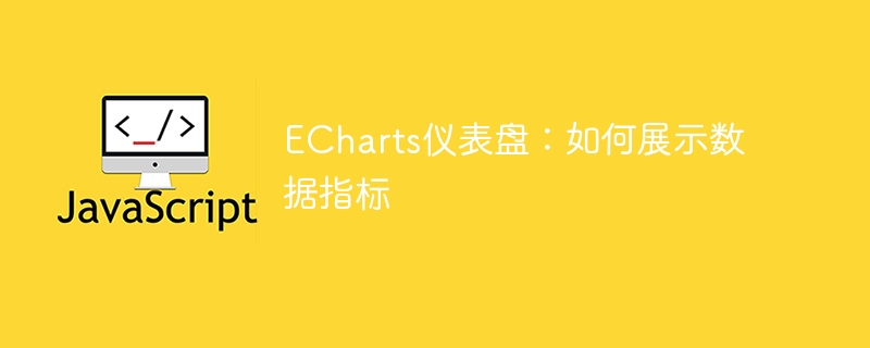 ECharts仪表盘：如何展示数据指标